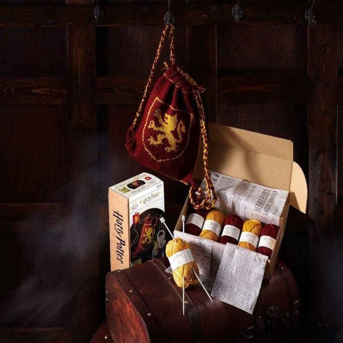 Eaglemoss: Harry Potter - Gryffindor Drawstring Gebreid pakket