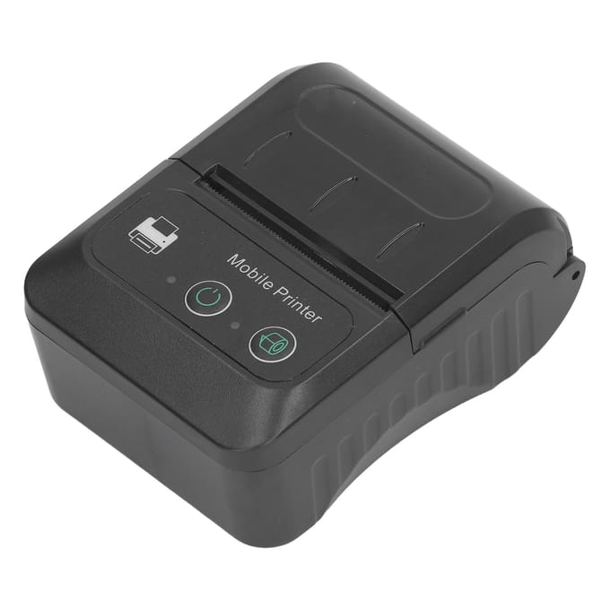 Mobiele Thermische Bonprinter Bluetooth APP Bewerkbaar 58mm Thermische Printer gray