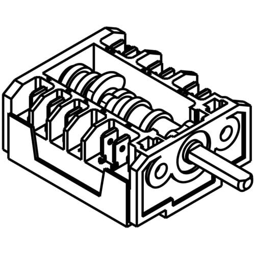AEG schakelaar, oven 8072245023