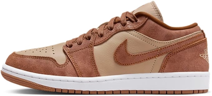 Jordan 1 Low 'Legend Coffee' maat 44,5, unisex, Doos zonder deksel