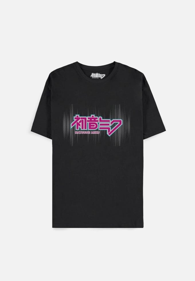 Hatsune Miku - Logo Heren T-shirt - 2XL - Zwart
