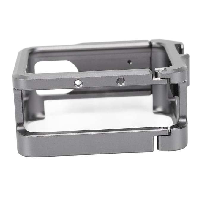 Action Camera Kooi Aluminiumlegering Action Camera Beschermframe met Cold Shoe Uitbreidingsinterface gray