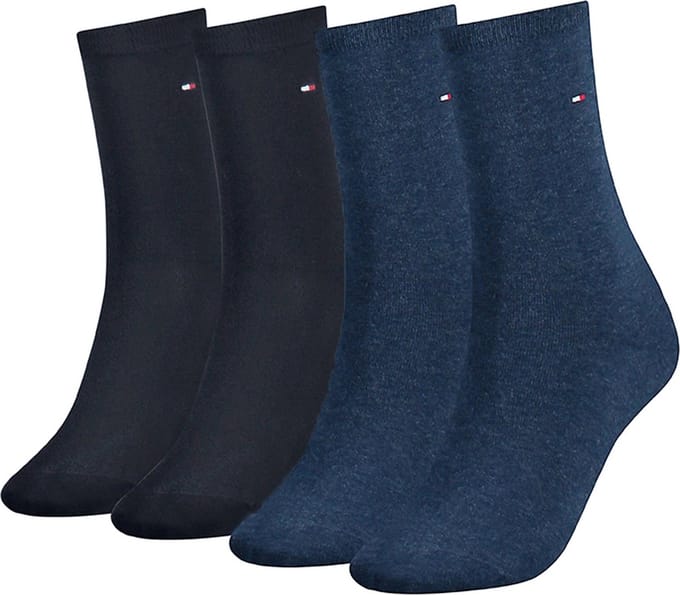 Tommy Hilfiger Damessokken Classic 4-Pack Jeans