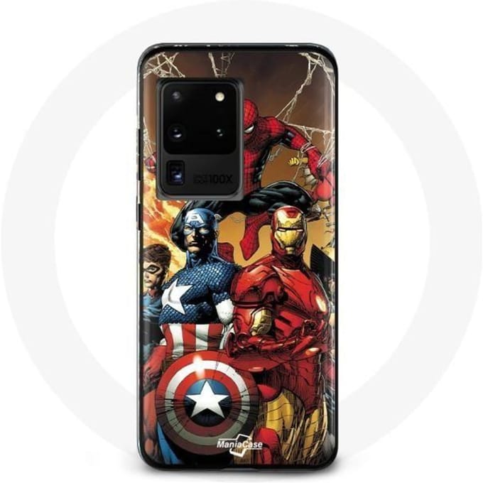 Coque pour Samsung Galaxy S20 Ultra Avengers invaders Anciens soldats