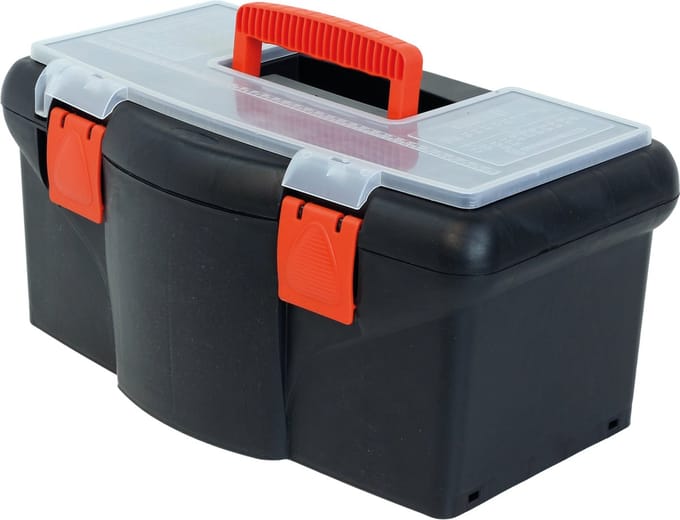 Alpac Gereedschapskoffer - Gereedschapskist - Toolbox - 450 x 260 x 220 mm