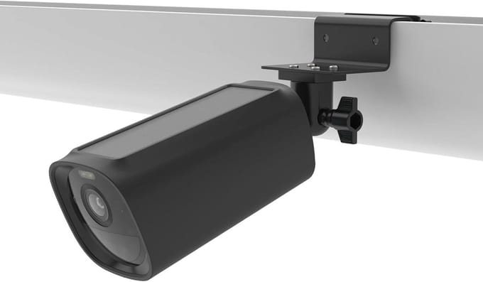 Dakgoot Mount - Camera Beugel - Beveiliging Camera - Aluminium Legering - Universeel - Zwart