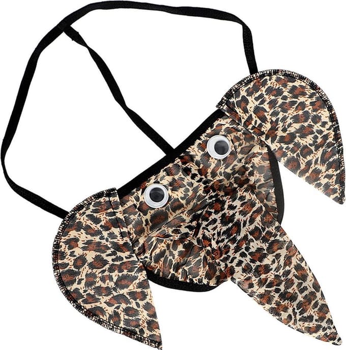 Go Go Gadget -String met Slurf - Olifant - Luipaard print - One size