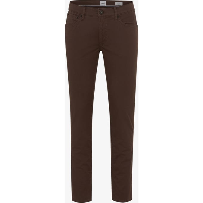 Brax Heren Jeans  Style CHUCK CHOCOLATE, donkerbruin, maat 38/30