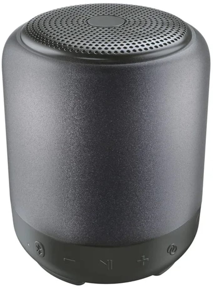 SILVERCREST® Mini Bluetooth® speaker - Portable speaker - Uitgangsvermogen: 1x 6 W RMS - Afspeeltijd: tot 15 uur - Bluetooth: v5.3 - Bluetooth® actieradius: tot 10 m - Zilver
