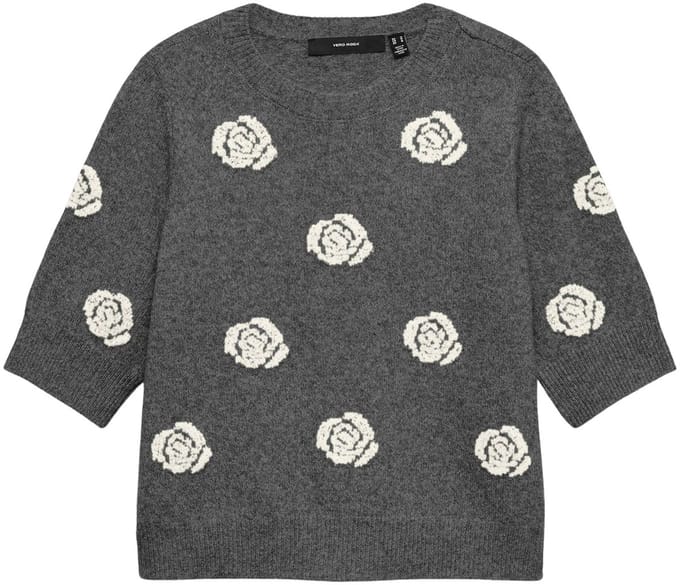 Vero Moda Doffy Intarsia 2/4 Knit Trui Dames - Maat M