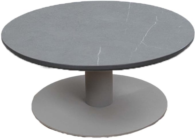 Loungetafel Barletta ø80cm | Desert Pearl & Camel