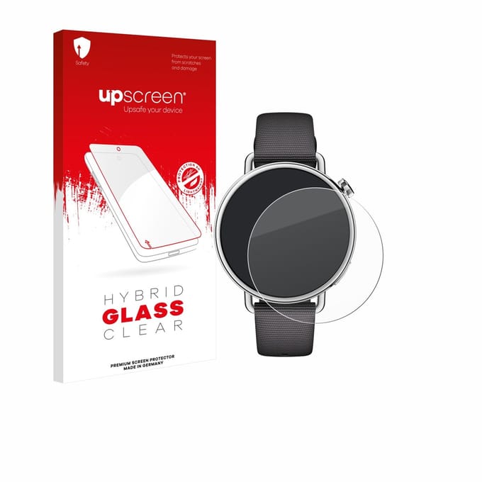 upscreen - Screenprotector voor Xiaomi Watch S4 (41 mm) - Folie Beschermfolie Beschermglas transparant