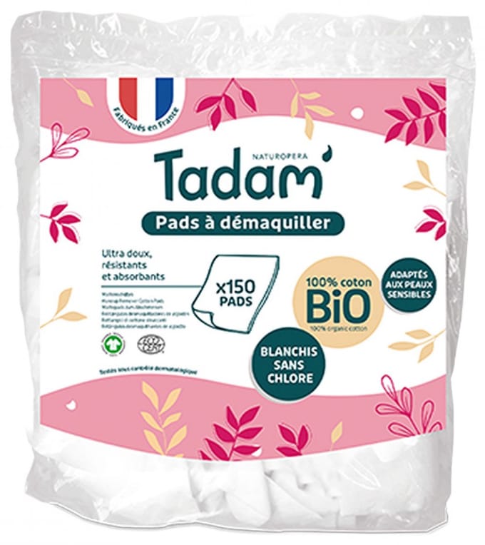 Tadam' Biologische Wattenpads 150 stuks