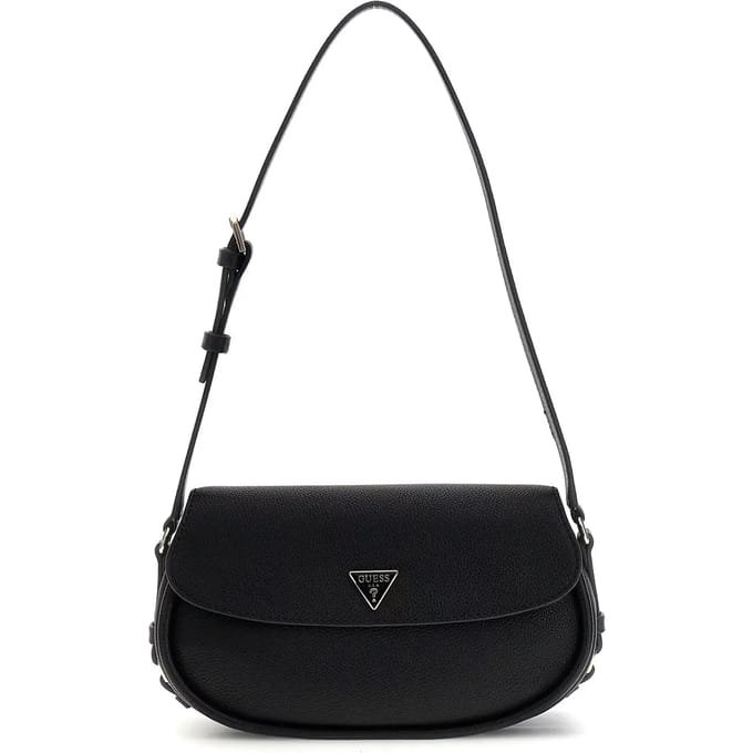 GUESS schoudertas Danya Flap Shoulder Bag Black zwart