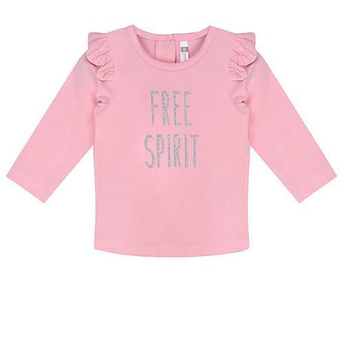 Ducky Beau - Longsleeve - Candy Pink - Maat 80