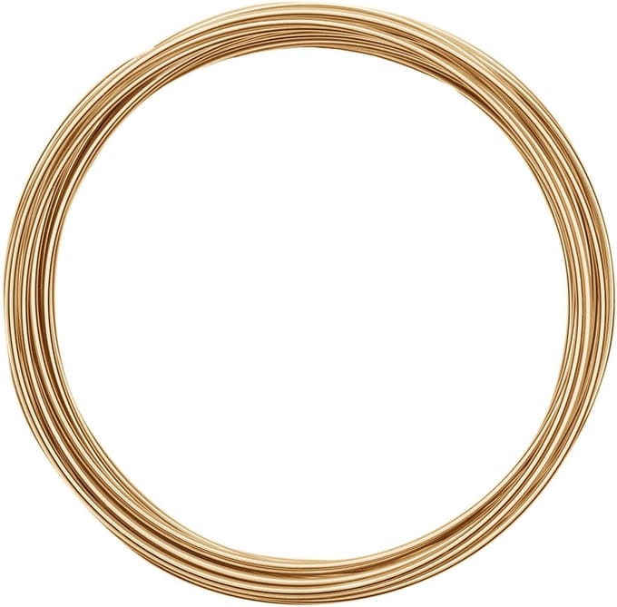 Vaessen Creative Aluminium Draad - 1,5mm - 5m - Licht goud