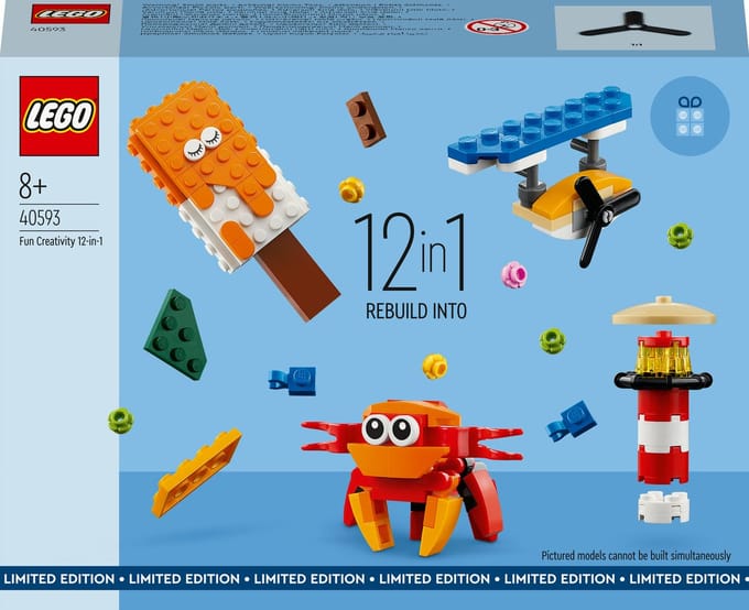 LEGO Iconic 40593, Bouwpakket, 8 jaar, Kunststof, 279 stuk(s), 295 g