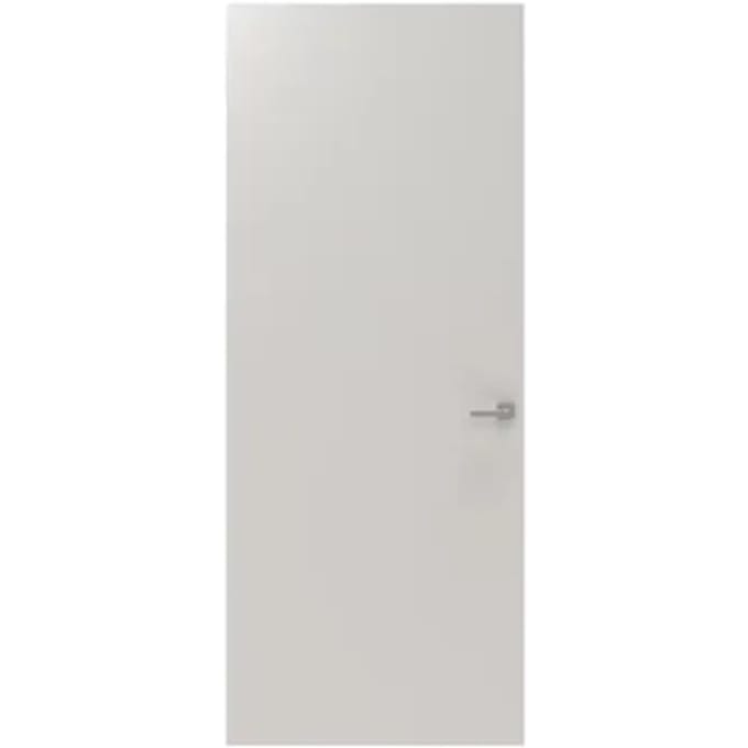 Cando Binnendeur Board Line Ga01 - Signaalwit - Gelakt - Stomp - Links - 83x201,5cm