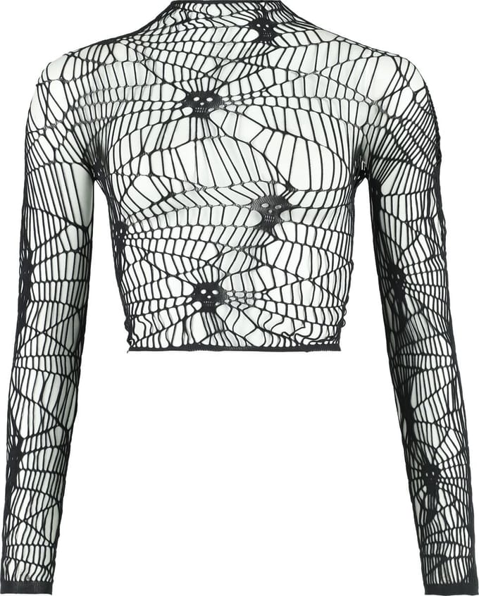 KILLSTAR Webs Grasp Long Sleeve Dames Shirt met lange mouwen - XS-XL