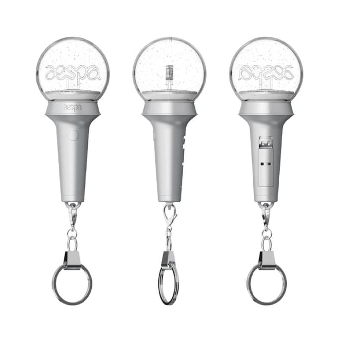 Porte-clés Mini Bâton Lumineux Officiel Aespa white