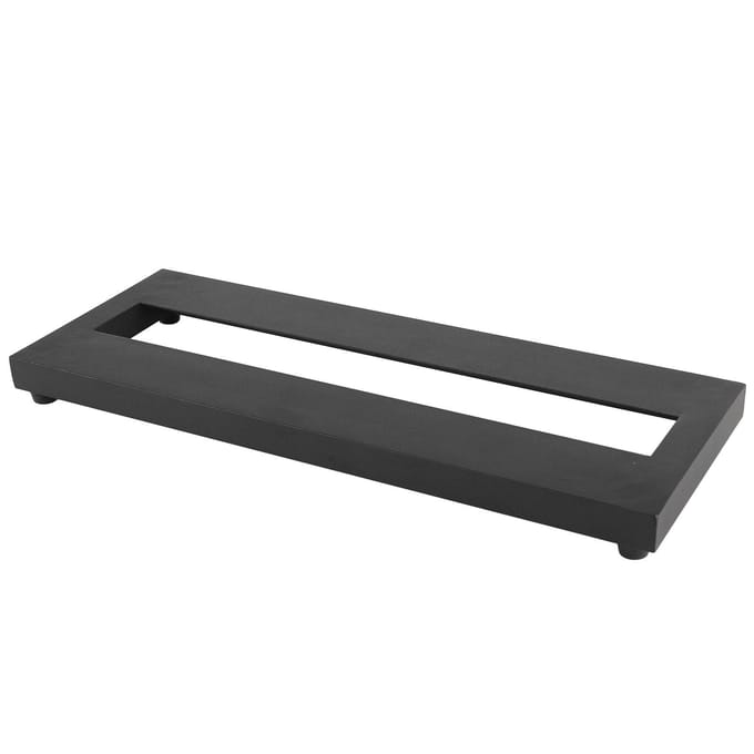 Gitaarpedaalbord Aluminiumlegering Draagbaar Extra Groot Gitaareffect Pedaalbord Accessoire met Tas PB 1 gray