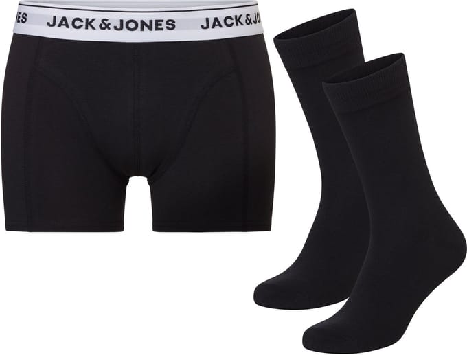 JACK & JONES - JACORDINARY GIFTBOX - Heren Giftbox Sokken + Boxershort - Maat M
