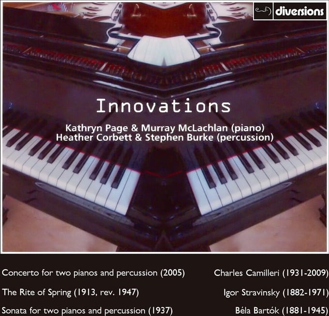Murray McLachlan & Kathryn Page - Heather Corbett - Innovations - Music For Two Pianos & Percussion (CD)