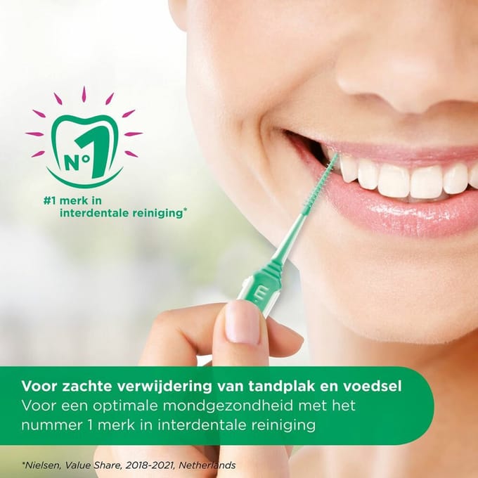 GUM Soft-Picks Comfort Flex Mint Medium - 4 x 40 stuks - Voordeelverpakking