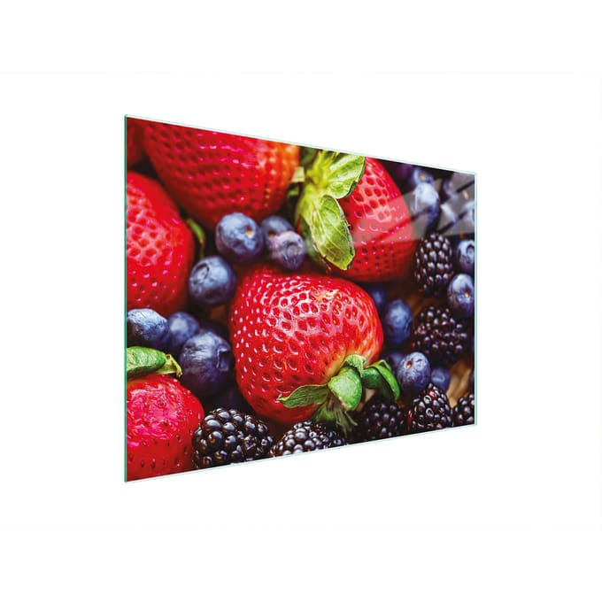 TMK ArtDeko Serie - Snijplank - 30x22 cm - Hartglas - Truskawki
