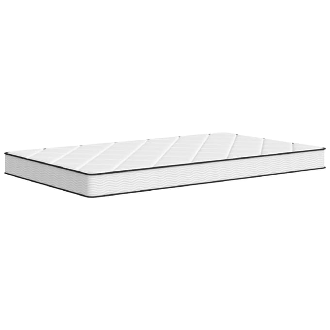 vidaXL - Schuimmatras - middelzacht - 90x190 - cm - Single - Size