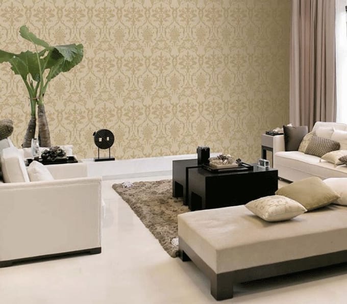 Goud barok behang glitter exception atlas 5044-3