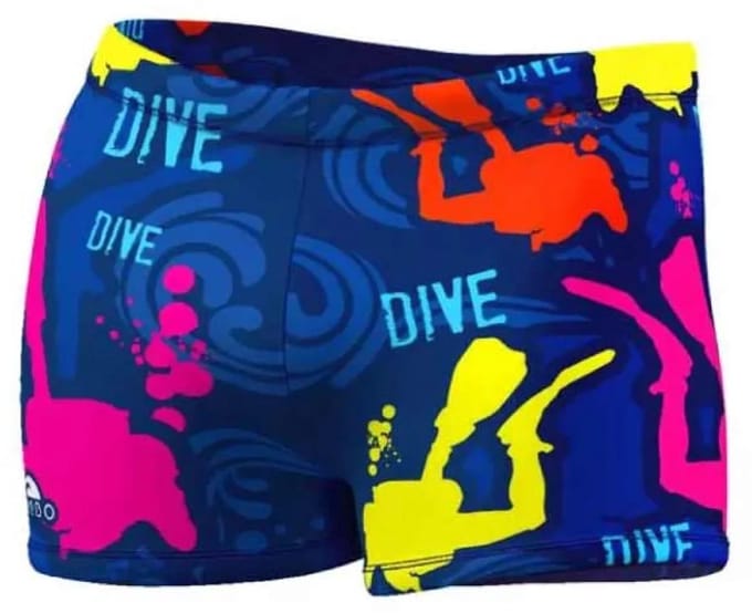 Turbo Dive 2016 Zwemboxer Blauw 5XL Man