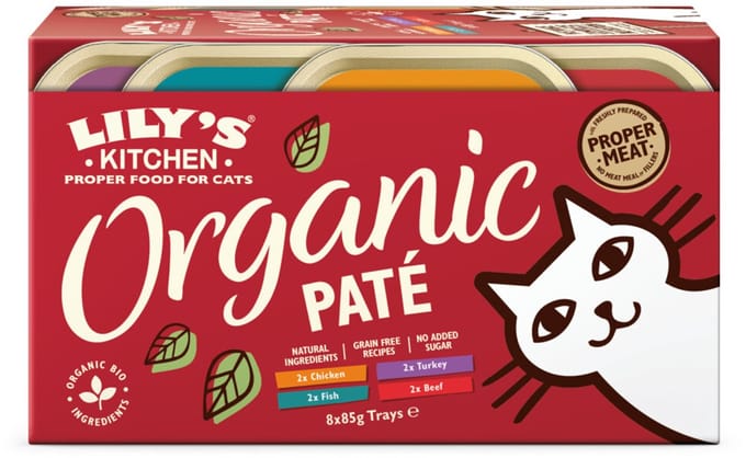 Lily's Kitchen Kattenvoer Nat Organic Paté Multipack - 8x85 gr
