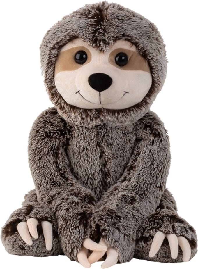 Luiaard knuffel van zachte pluche - 35 cm zittend/60 cm staand