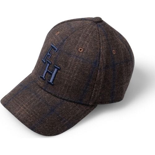 Fynch-Hatton Cap Flanel Check Tobacco / male