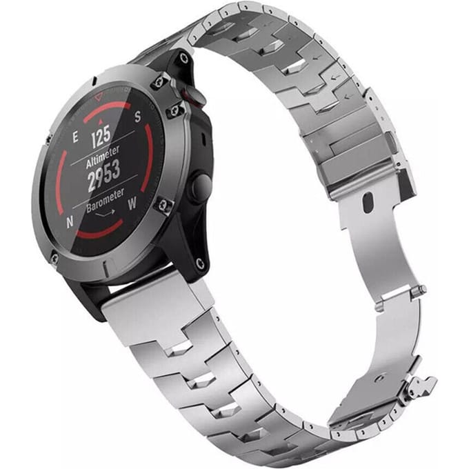 Garmin Fenix 7 titanium bandje (zilver)