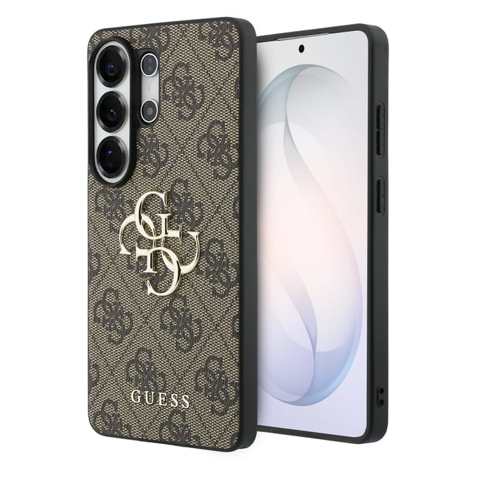 Guess Back cover Galaxy S26 Ultra - Bruin - Slank design met metalen logo