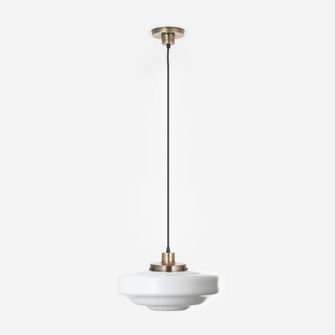 Hanglamp aan snoer Siegfried 20's Brons - Art Deco Trade