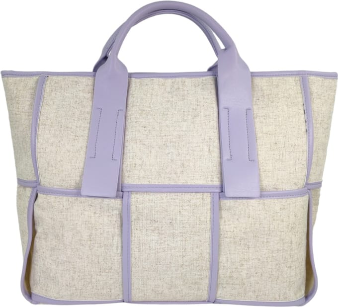 Qischa® - Handtas - dames - Schoudertas - Schopper - paars - 100% recycled