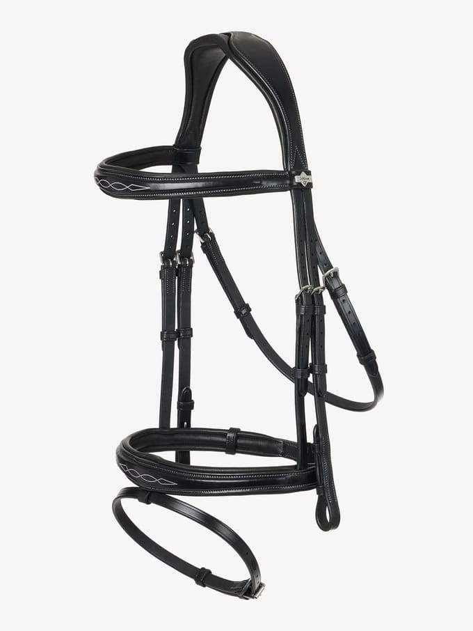 LeMieux Kudos Wedstrijd Flash Hoofdstel Pony Chestnut/Zilver