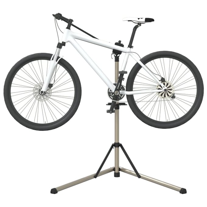 vidaXL - Fietsreparatiestandaard - inklapbaar - 102-160 - cm - aluminium