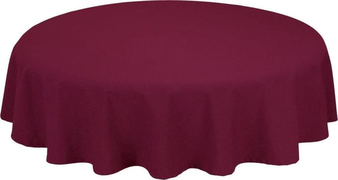 Treb Horecalinnen Tafelkleed Rond Maroon 178cm Ø - Treb SP