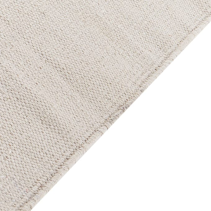 GHARTA - Vloerkleed - Lichtbeige - 140 x 200 - Katoen