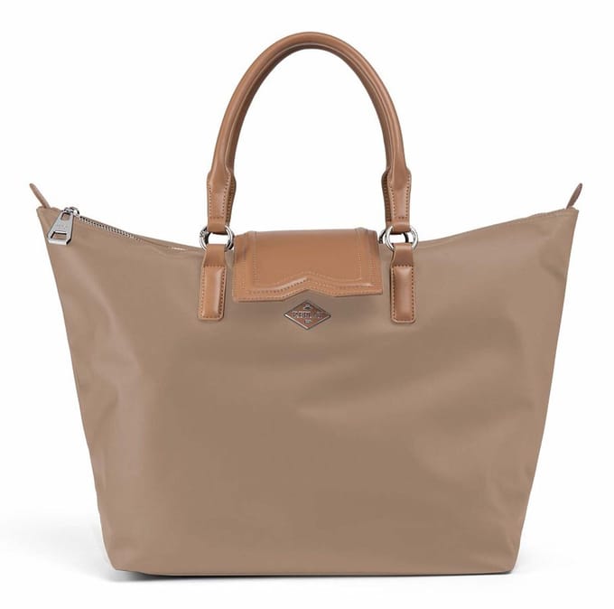 REPLAY shopper schoudertas Shopper Tannin beige