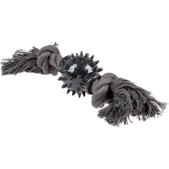 Hondentouw met 2 knopen en kegel Duvoplus Eco