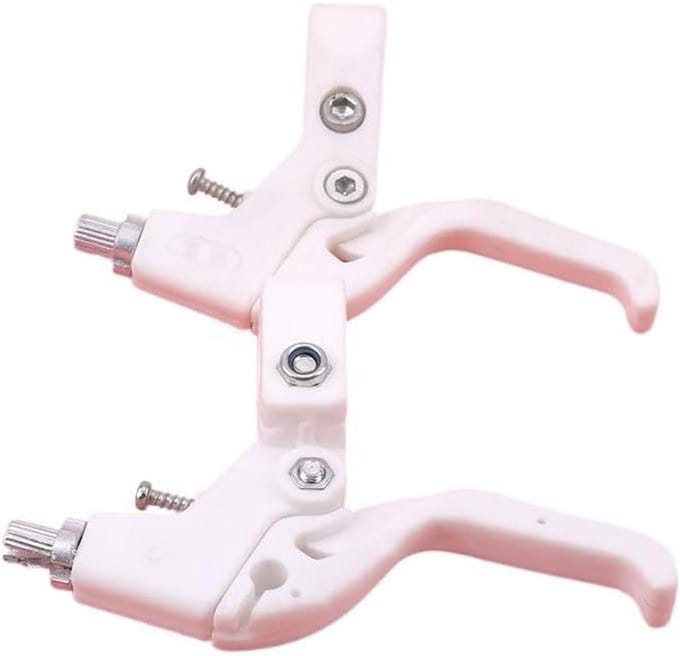 Fiets Remhendel - Remgreep Kinderfiets - Veilig Fietsen - Ergonomisch Ontwerp - Universeel 2.2cm - Wit