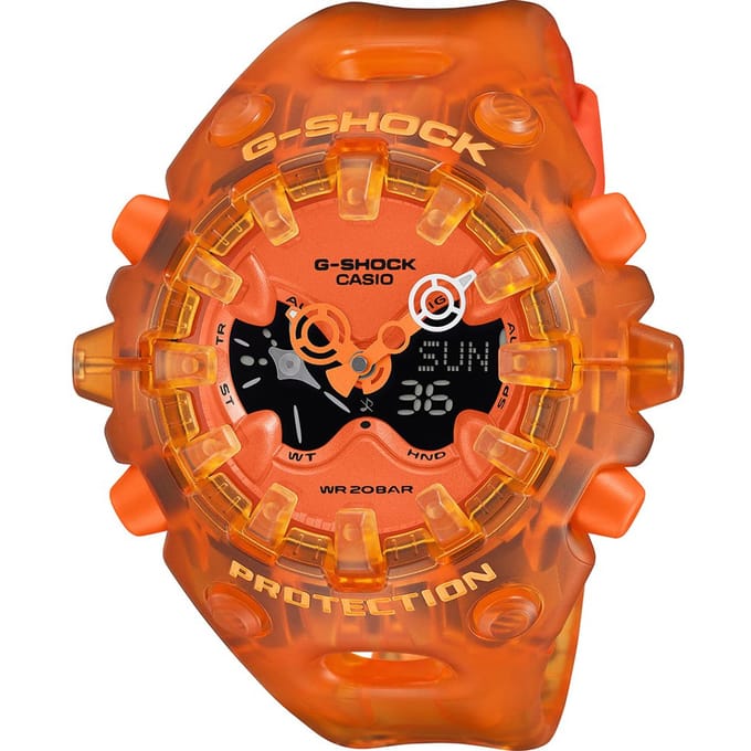 G-Shock Classic Style GA-V01SKE-4AER Big Case Transparant Horloge