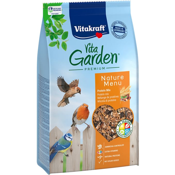 Spaarpakket: 5x1kg Vitakraft VitaGarden Protein Mix vogelvoer