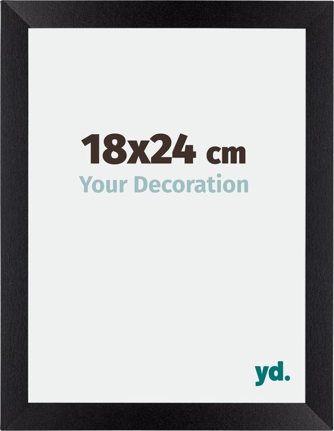 Your Decoration - Fotolijst 18x24 cm - MDF - Zwart Mat - Mura