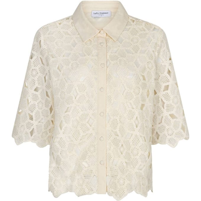 Lofty Manner Blouse Blouse Denni Re43 Off-white Dames Maat - XS